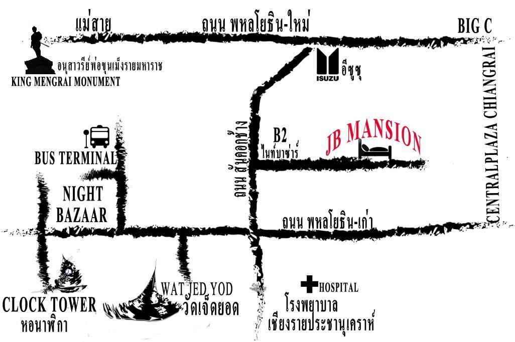 Jb Mansion Hotel Chiang Rai Exterior photo